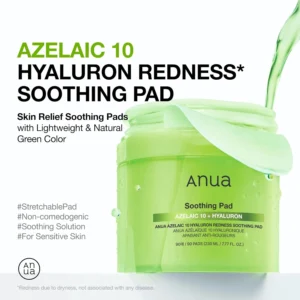 Alternative view of ANUA SOOTHING PAD AZELAIC 10 + HYALURON 90 PADS 230ML