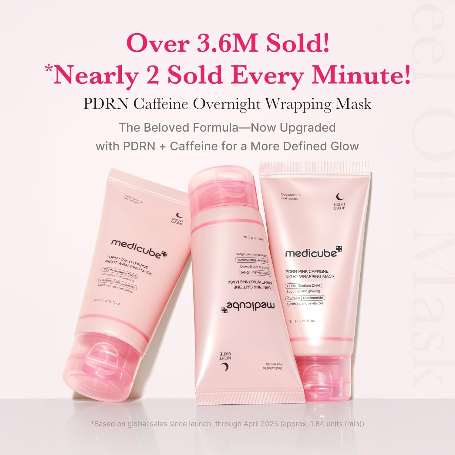 Medicube - PDRN Pink Caffeine Night Wrapping Mask 75ml - Image 2