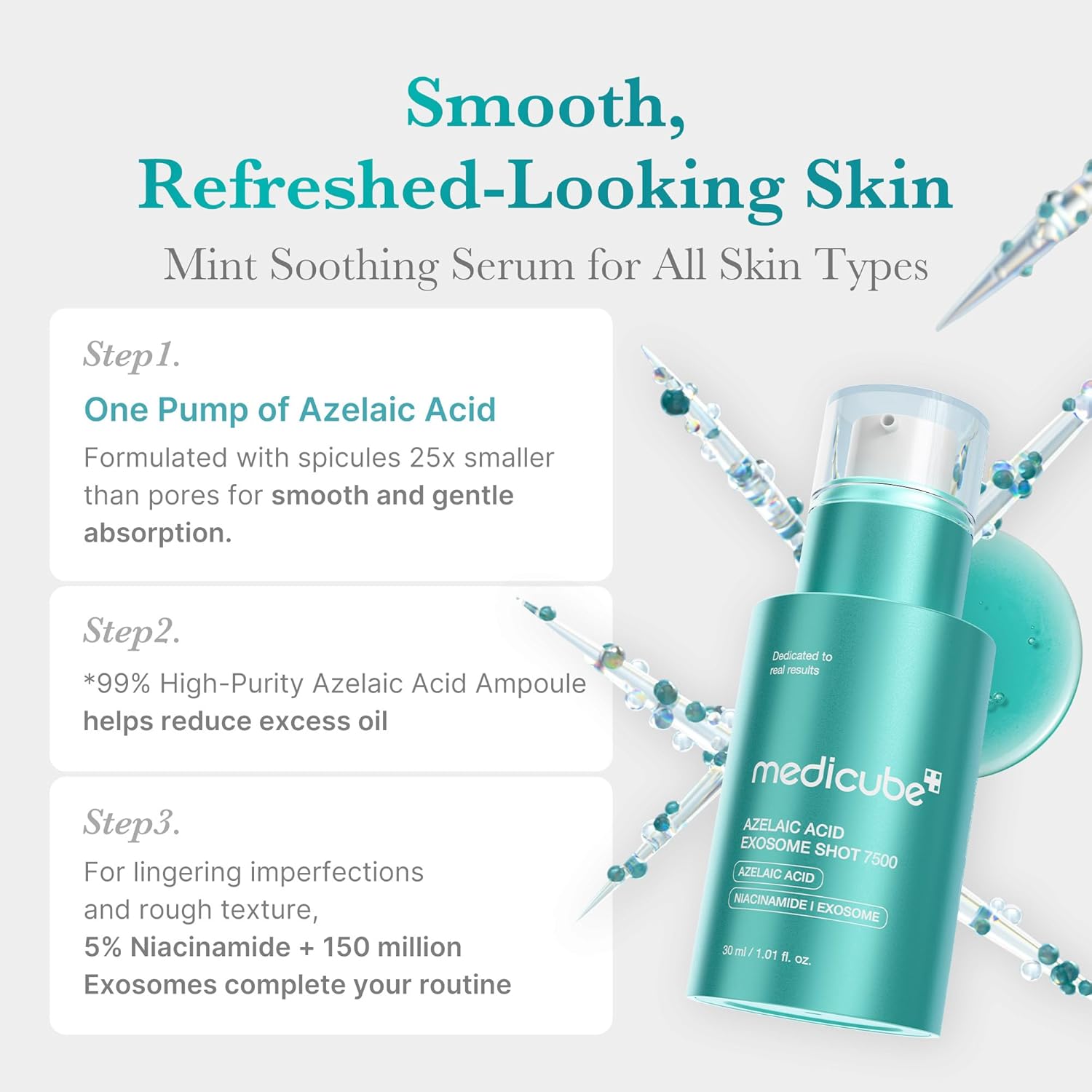 Medicube - Azelaic Acid Exosome Shot Serum 7500 - Image 3