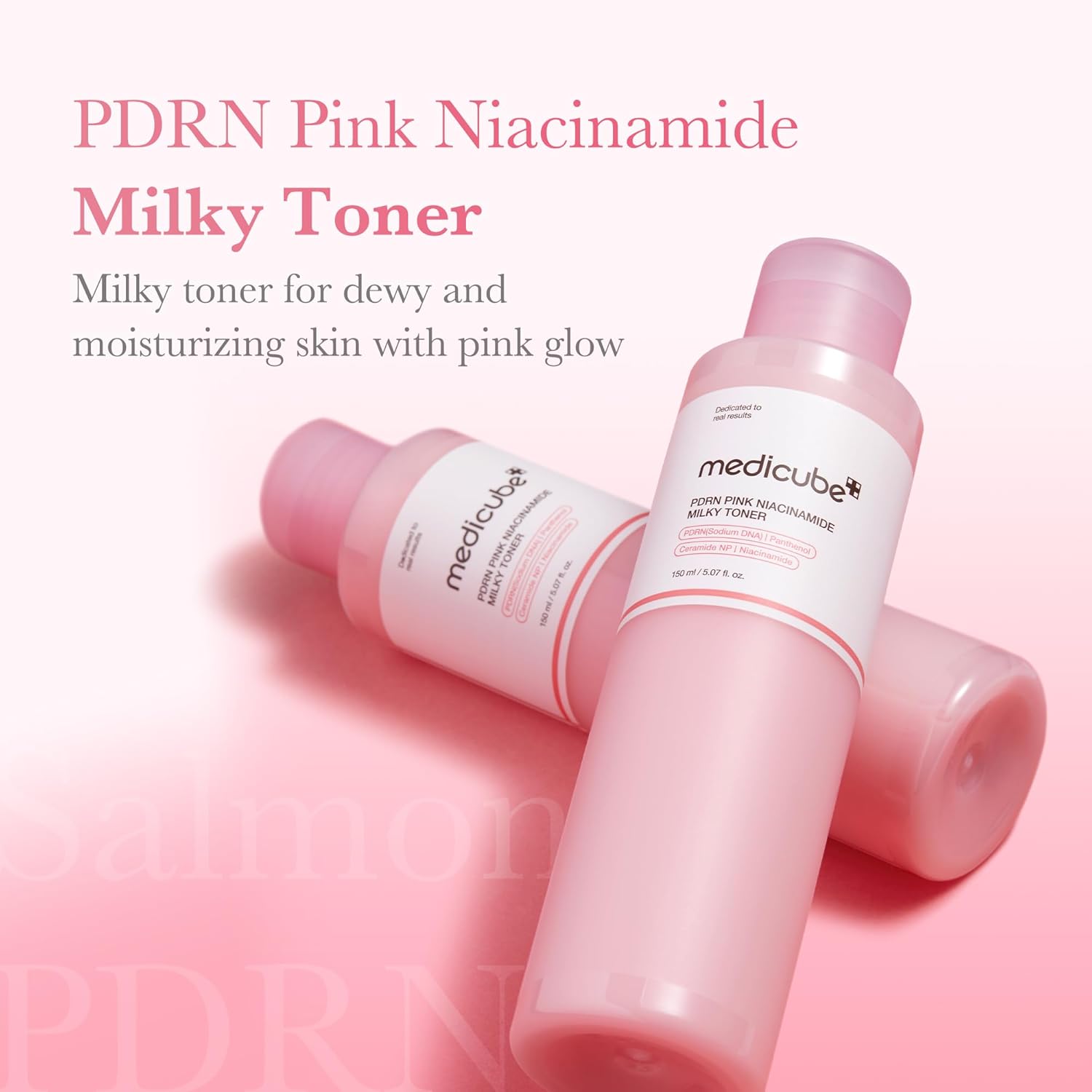 Medicube - PDRN Pink Niacinamide Milky Toner 150ml - Image 2